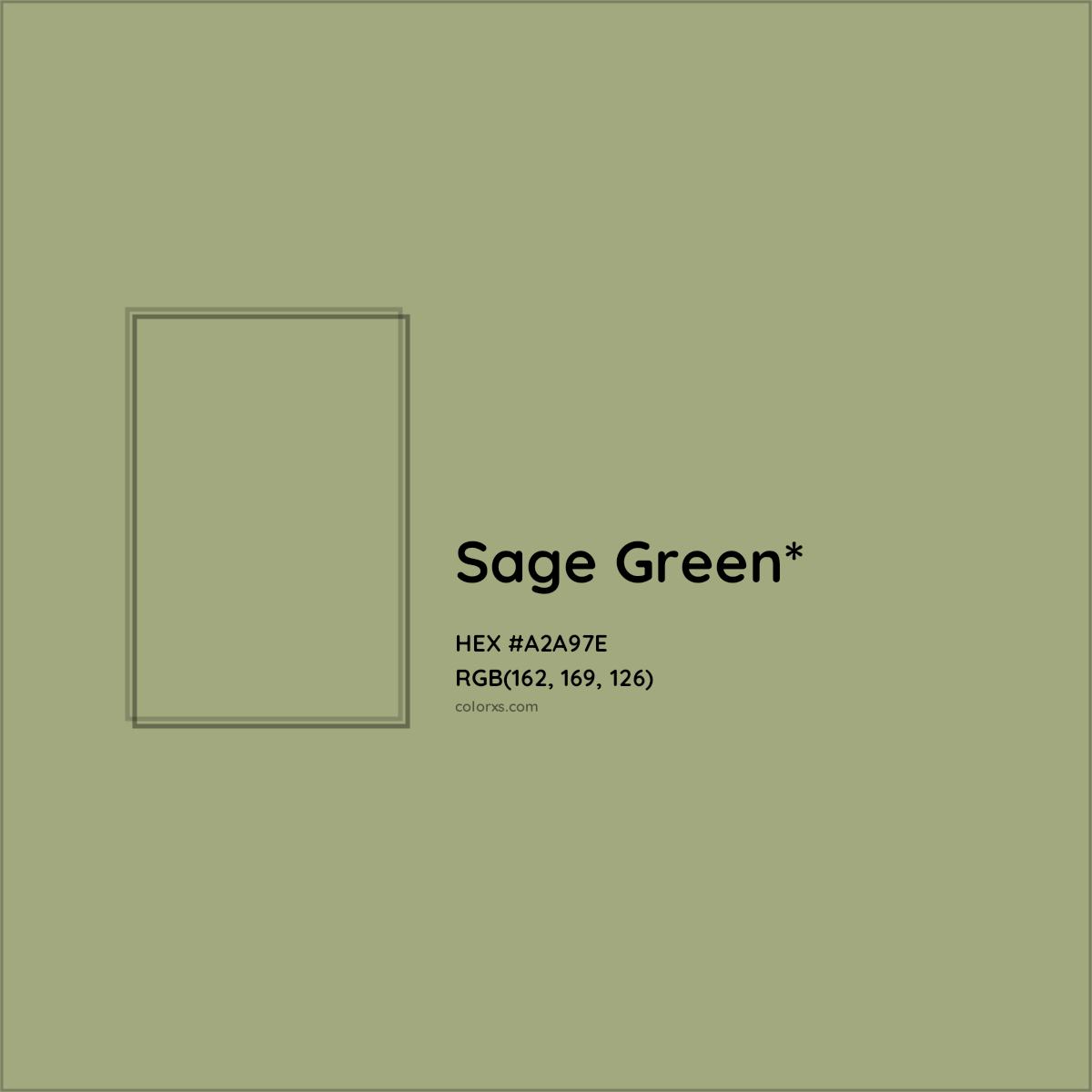 #A2A97E hex color. RGB, RYB, CMYK, HSL, HSV codes and color conversions. Matching color names, palettes, paints.