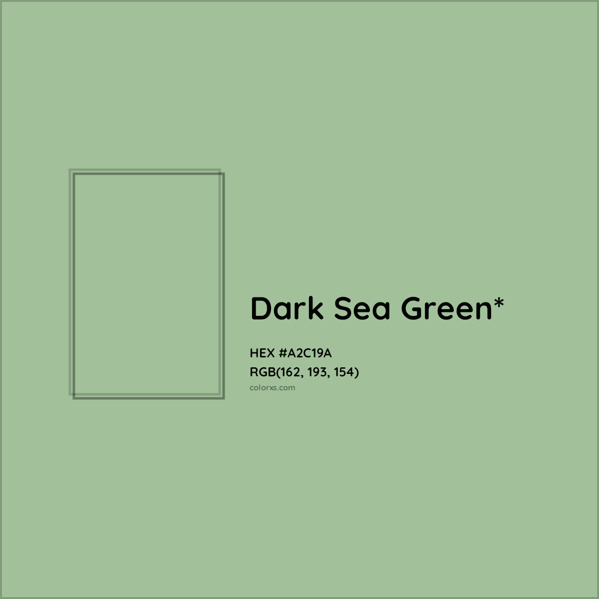 #A2C19A hex color. RGB, RYB, CMYK, HSL, HSV codes and color conversions. Matching color names, palettes, paints.