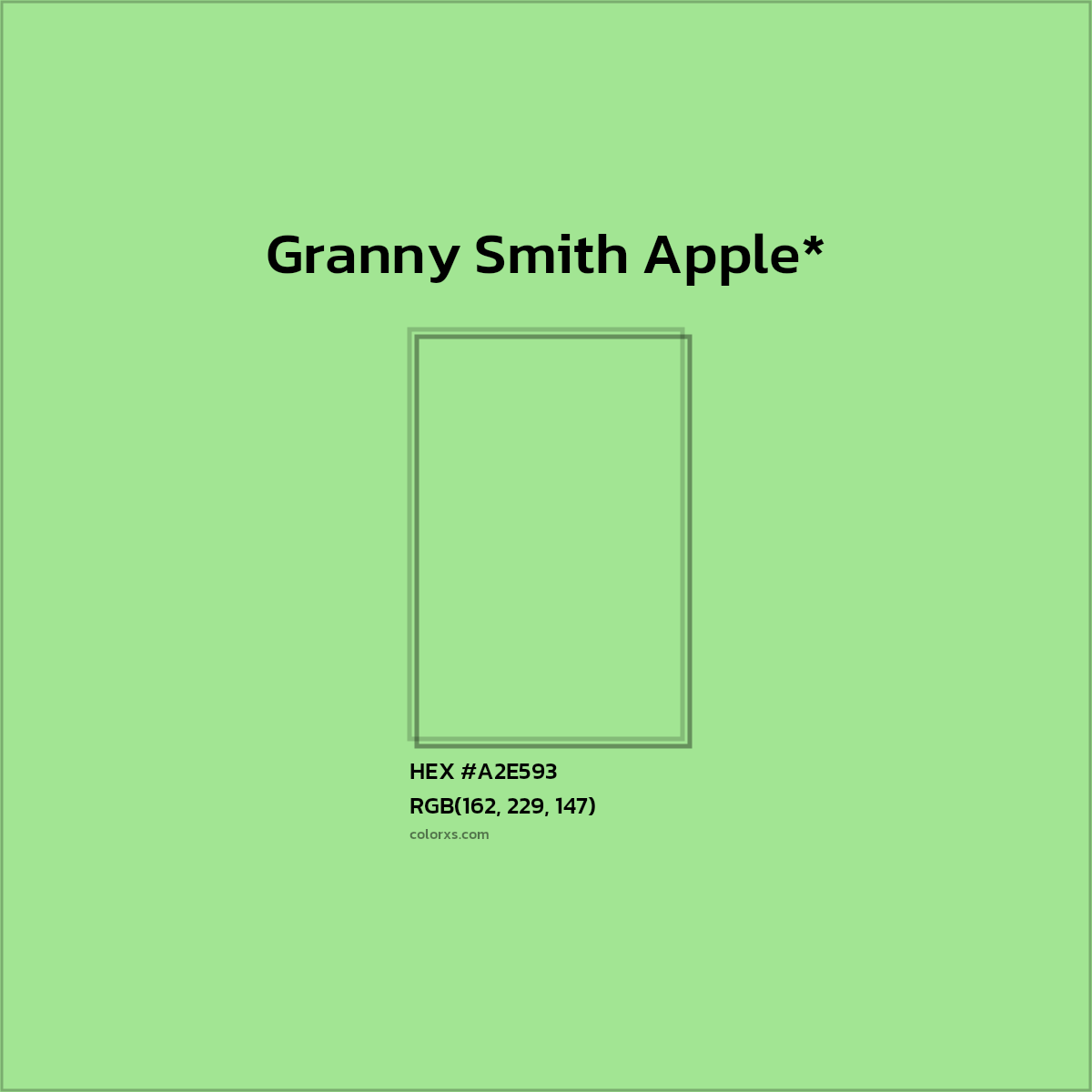 #A2E593 hex color. RGB, RYB, CMYK, HSL, HSV codes and color conversions. Matching color names, palettes, paints.