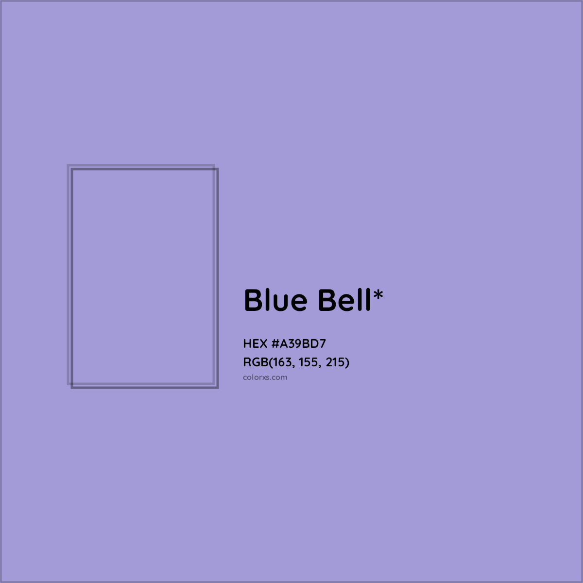 #A39BD7 hex color. RGB, RYB, CMYK, HSL, HSV codes and color conversions. Matching color names, palettes, paints.