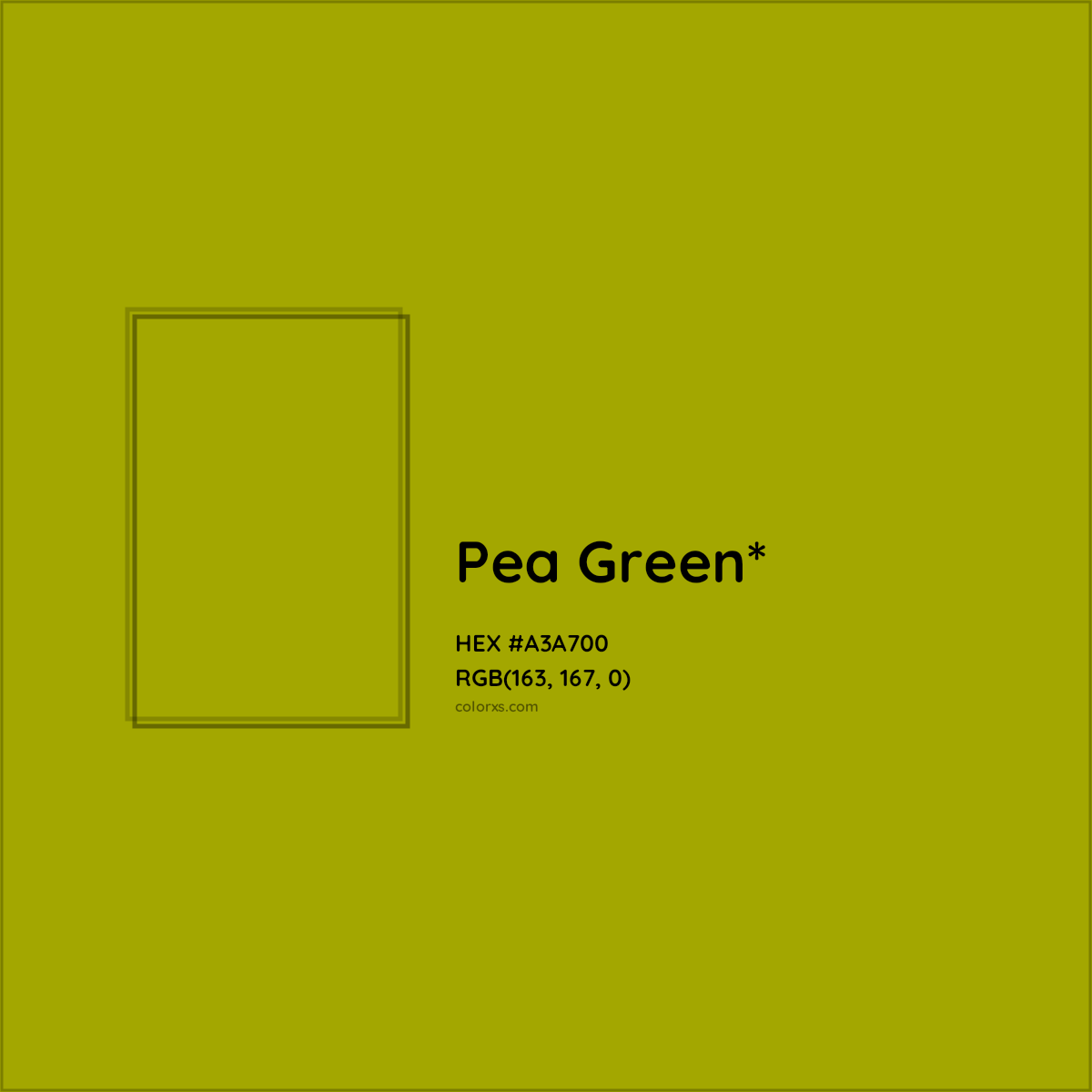#A3A700 hex color. RGB, RYB, CMYK, HSL, HSV codes and color conversions. Matching color names, palettes, paints.