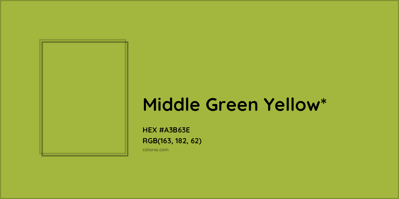 #A3B63E hex color. RGB, RYB, CMYK, HSL, HSV codes and color conversions. Matching color names, palettes, paints.