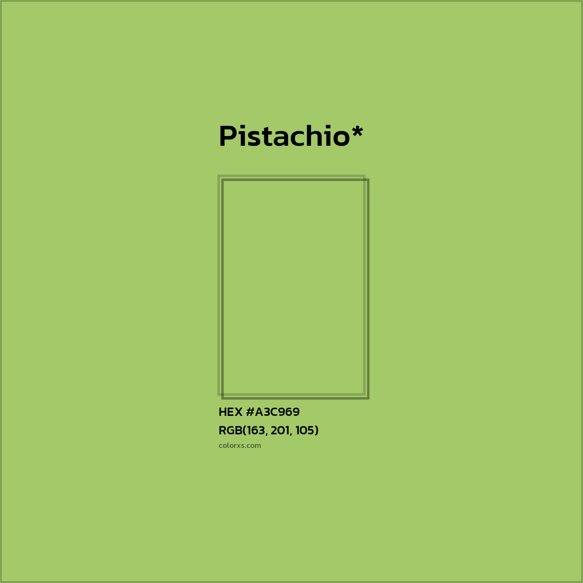 #A3C969 hex color. RGB, RYB, CMYK, HSL, HSV codes and color conversions. Matching color names, palettes, paints.