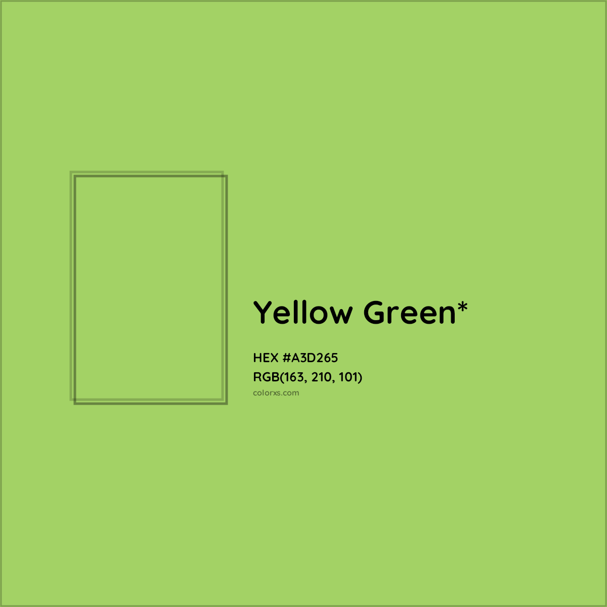 #A3D265 hex color. RGB, RYB, CMYK, HSL, HSV codes and color conversions. Matching color names, palettes, paints.