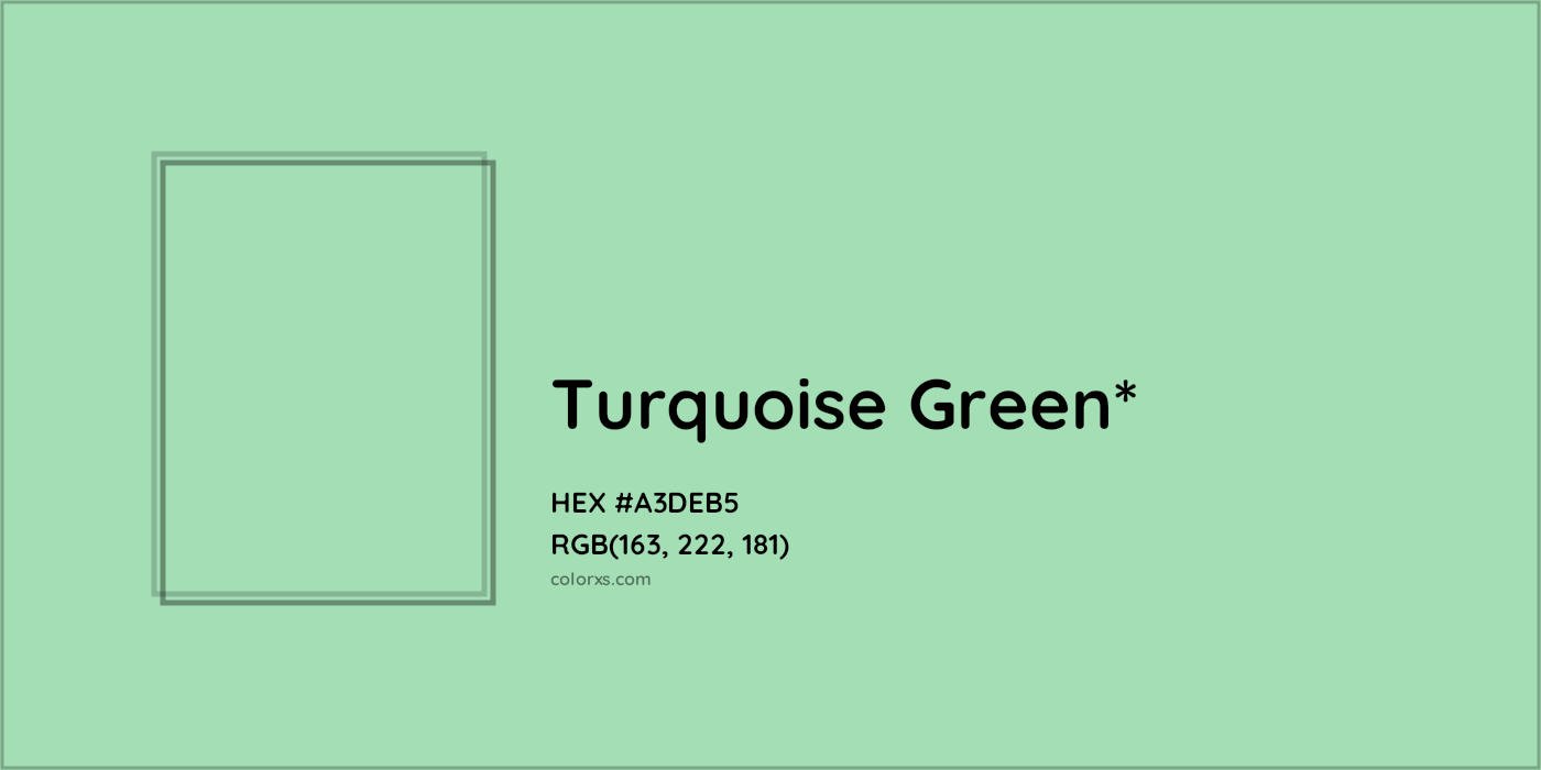 #A3DEB5 hex color. RGB, RYB, CMYK, HSL, HSV codes and color conversions. Matching color names, palettes, paints.