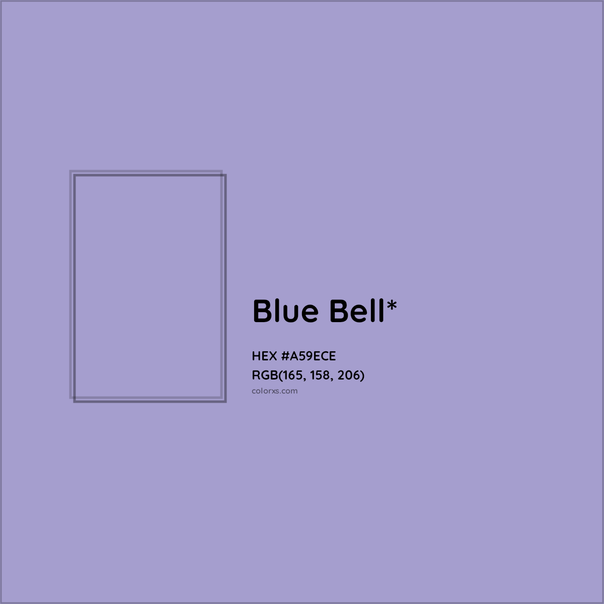 #A59ECE hex color. RGB, RYB, CMYK, HSL, HSV codes and color conversions. Matching color names, palettes, paints.