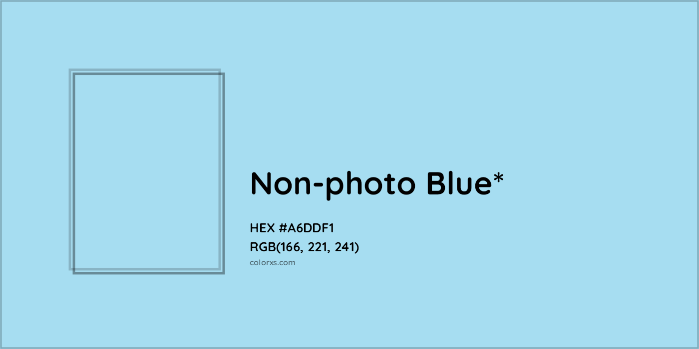 #A6DDF1 hex color. RGB, RYB, CMYK, HSL, HSV codes and color conversions. Matching color names, palettes, paints.
