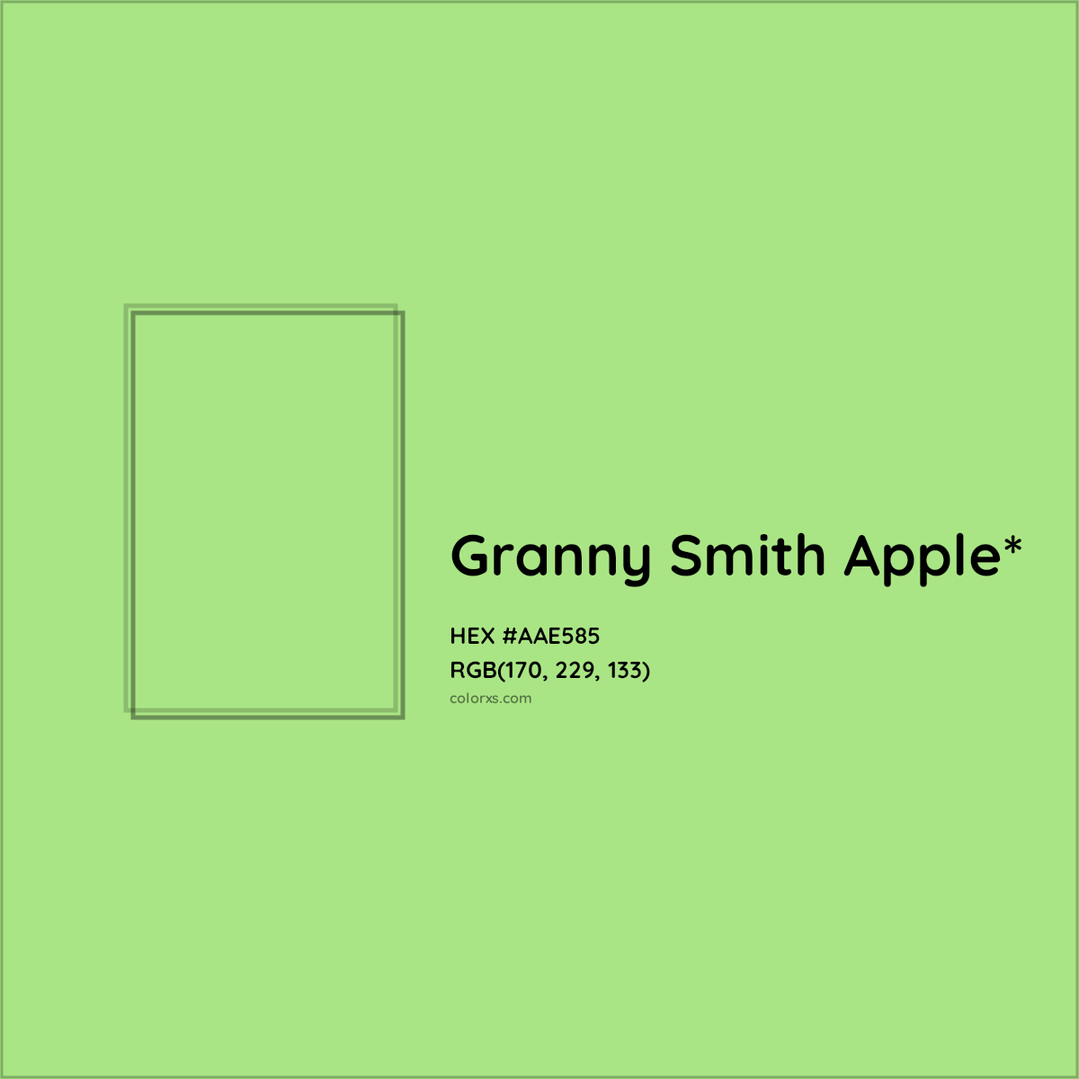 #AAE585 hex color. RGB, RYB, CMYK, HSL, HSV codes and color conversions. Matching color names, palettes, paints.