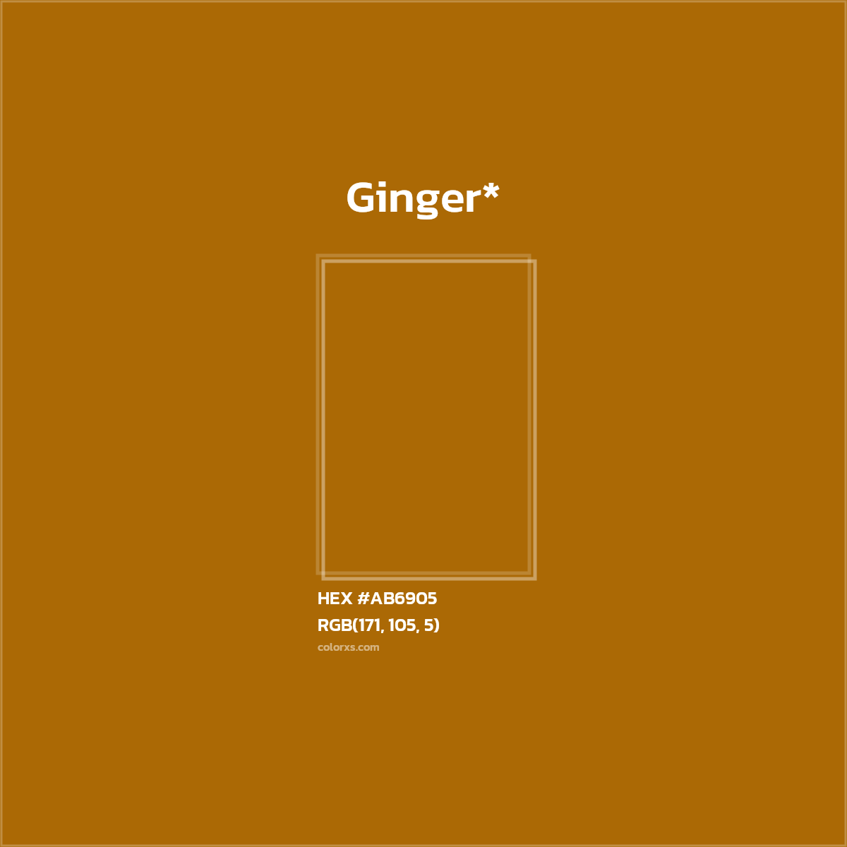 #AB6905 hex color. RGB, RYB, CMYK, HSL, HSV codes and color conversions. Matching color names, palettes, paints.