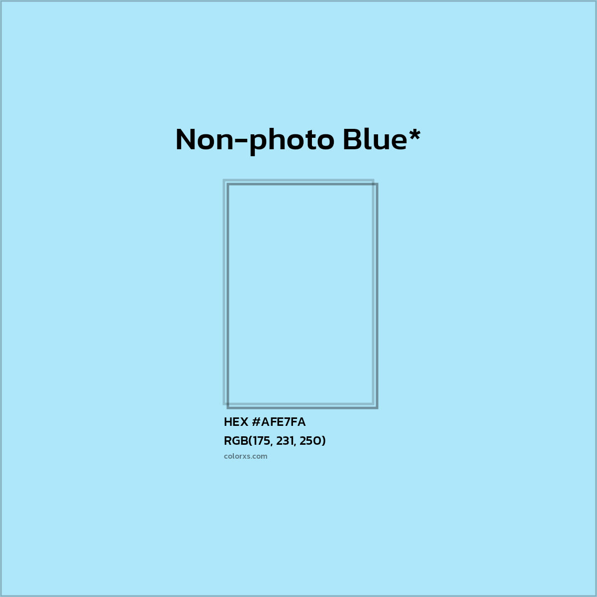 #AFE7FA hex color. RGB, RYB, CMYK, HSL, HSV codes and color conversions. Matching color names, palettes, paints.