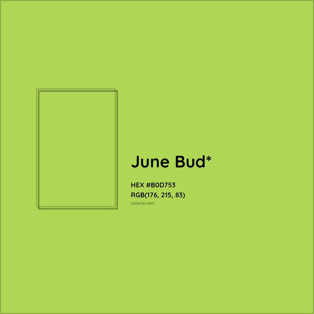#B0D753 hex color. RGB, RYB, CMYK, HSL, HSV codes and color conversions. Matching color names, palettes, paints.