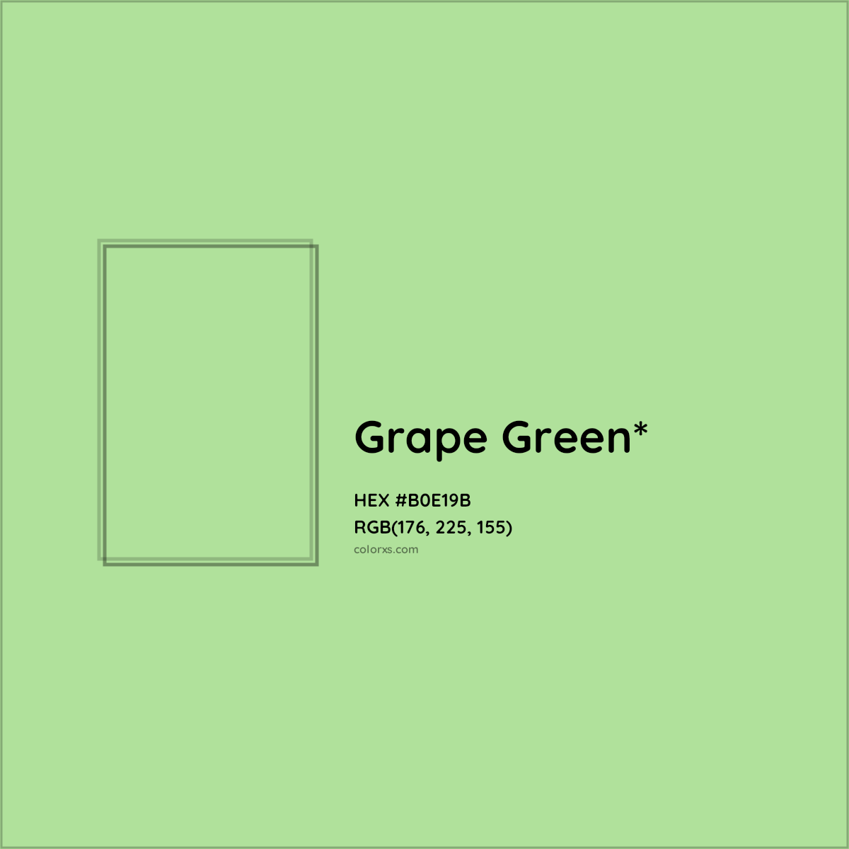 #B0E19B hex color. RGB, RYB, CMYK, HSL, HSV codes and color conversions. Matching color names, palettes, paints.