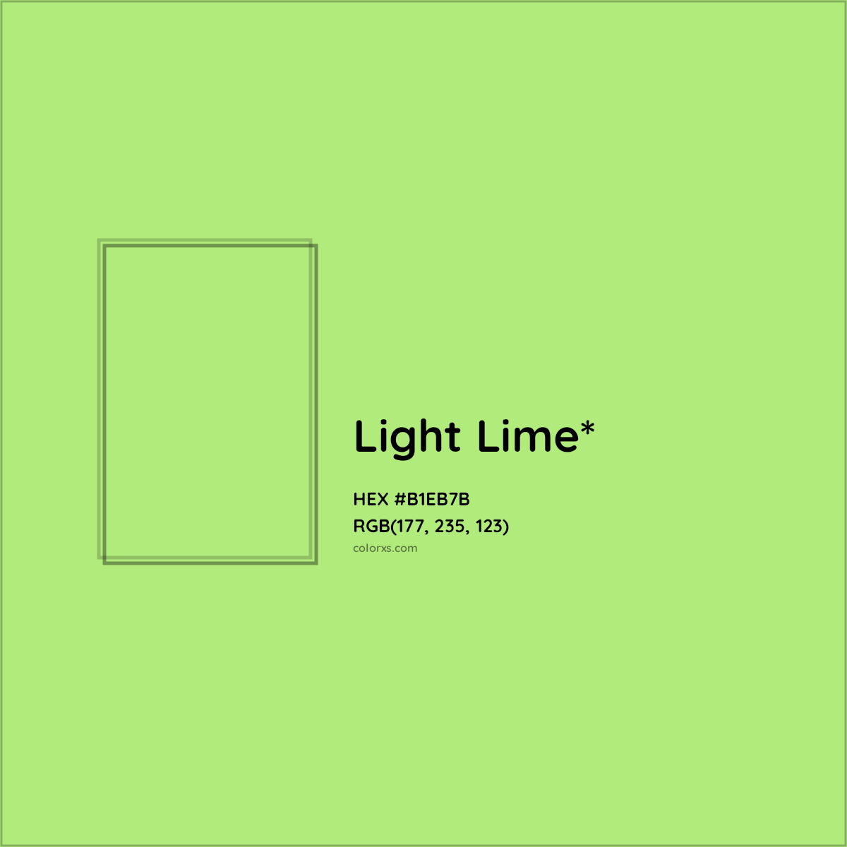 #B1EB7B hex color. RGB, RYB, CMYK, HSL, HSV codes and color conversions. Matching color names, palettes, paints.
