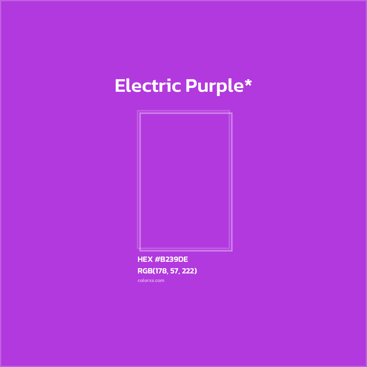#B239DE hex color. RGB, RYB, CMYK, HSL, HSV codes and color conversions. Matching color names, palettes, paints.