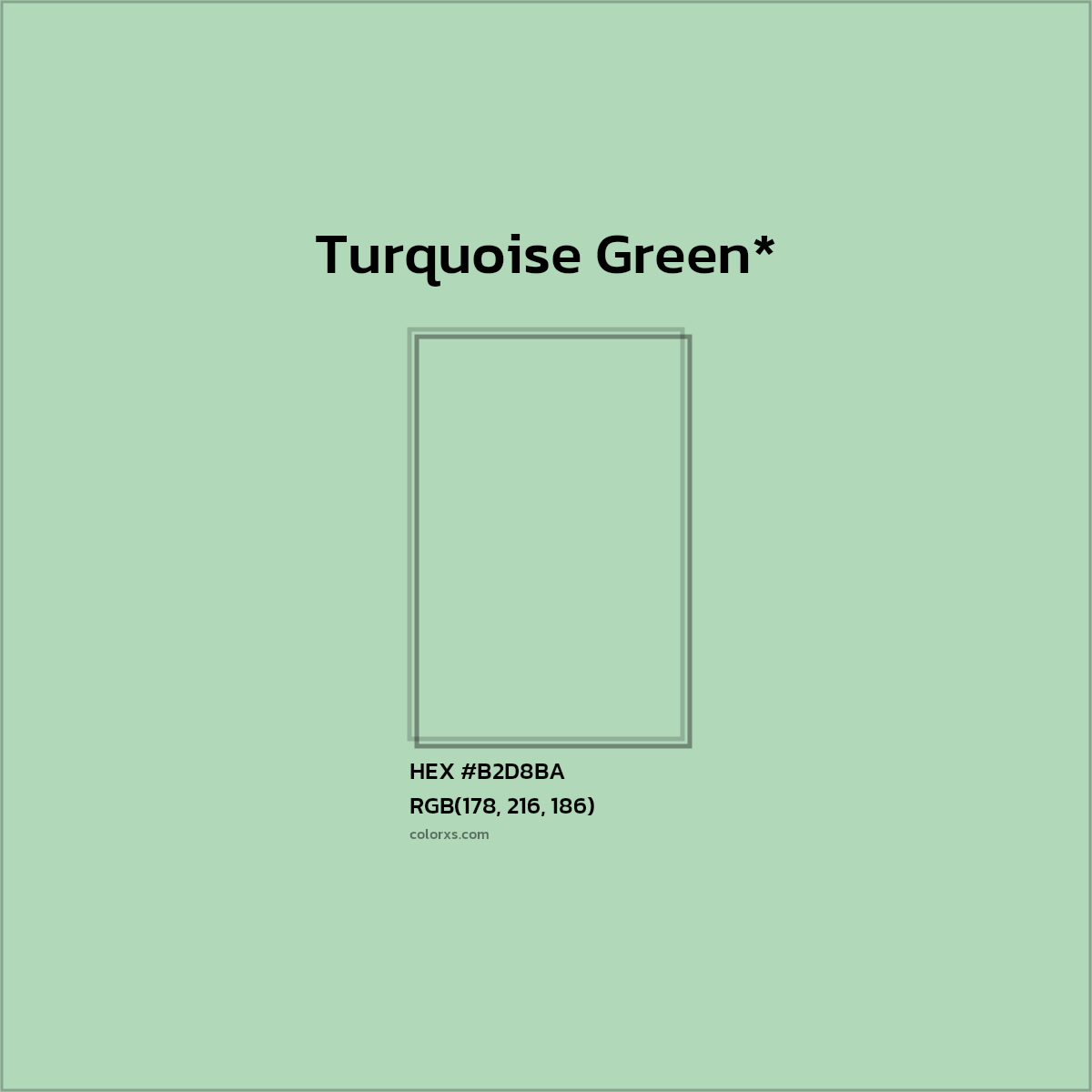 #B2D8BA hex color. RGB, RYB, CMYK, HSL, HSV codes and color conversions. Matching color names, palettes, paints.