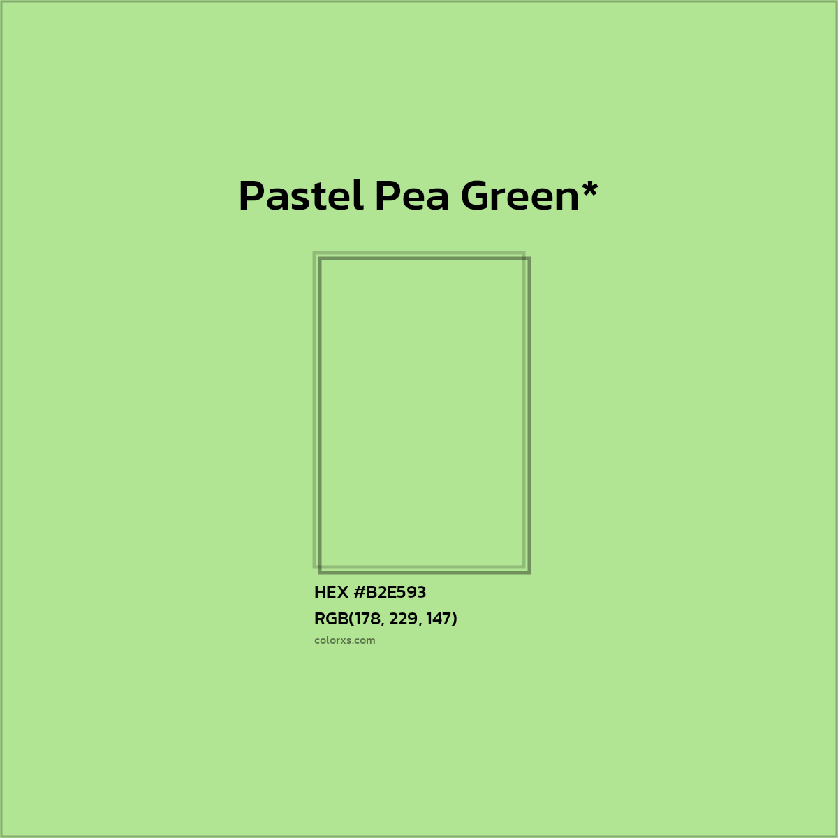 #B2E593 hex color. RGB, RYB, CMYK, HSL, HSV codes and color conversions. Matching color names, palettes, paints.