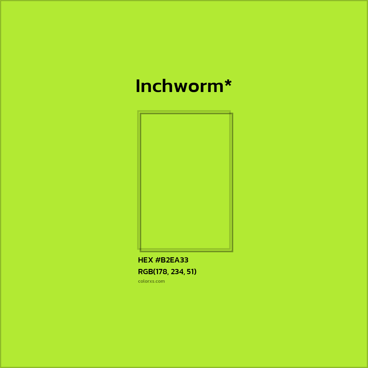 #B2EA33 hex color. RGB, RYB, CMYK, HSL, HSV codes and color conversions. Matching color names, palettes, paints.