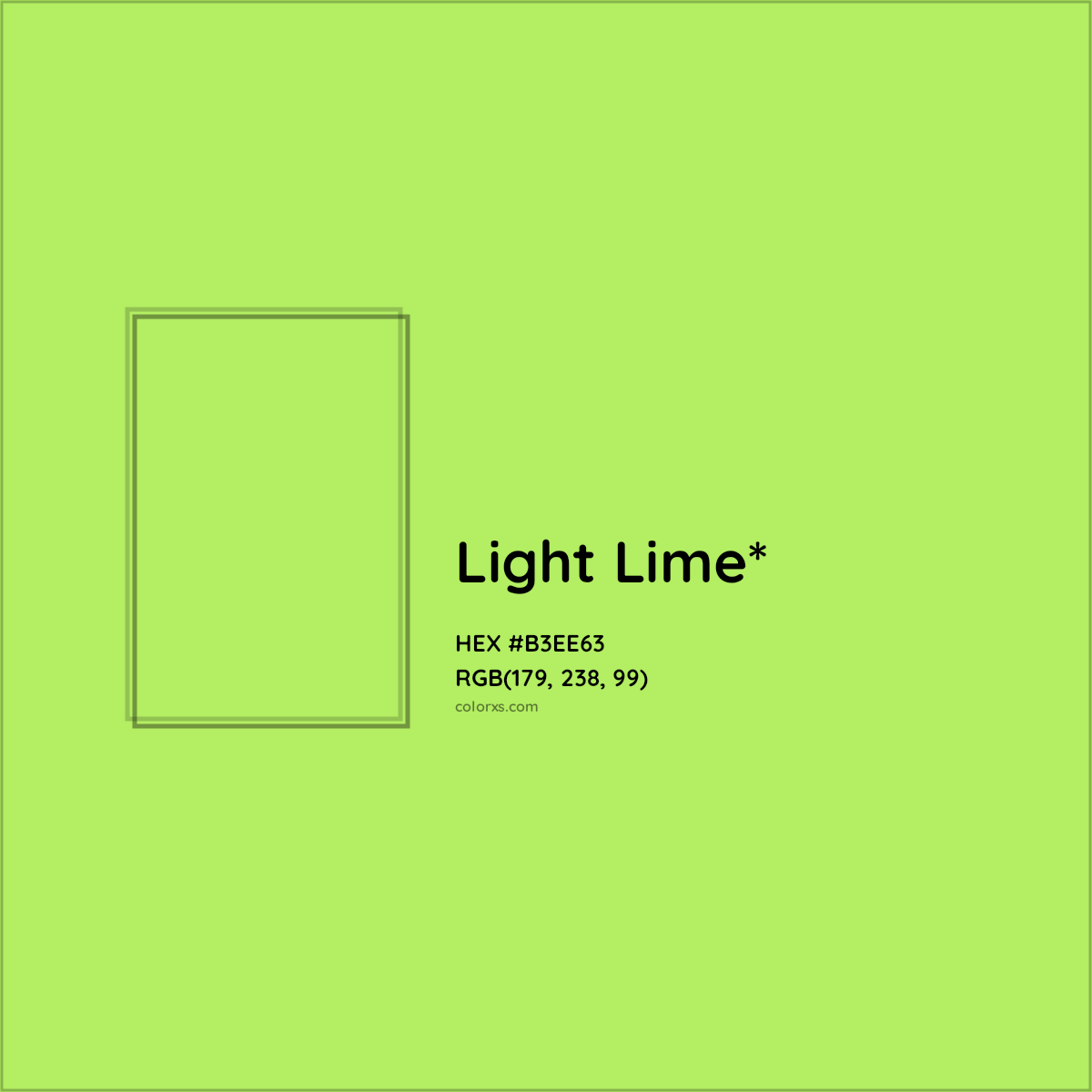 #B3EE63 hex color. RGB, RYB, CMYK, HSL, HSV codes and color conversions. Matching color names, palettes, paints.