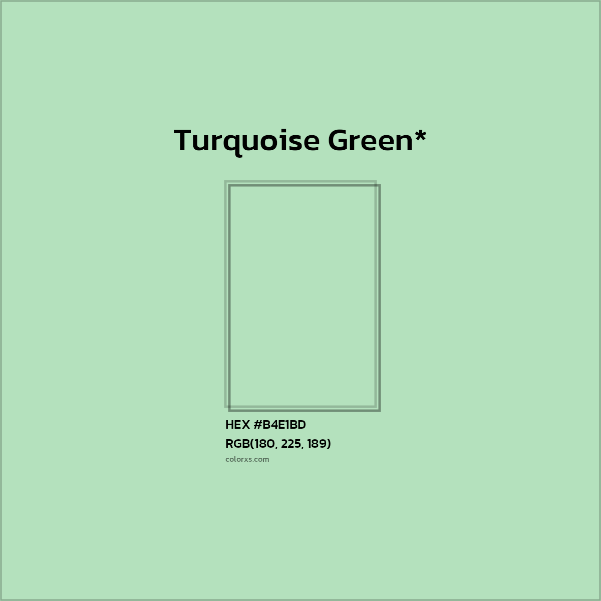 #B4E1BD hex color. RGB, RYB, CMYK, HSL, HSV codes and color conversions. Matching color names, palettes, paints.