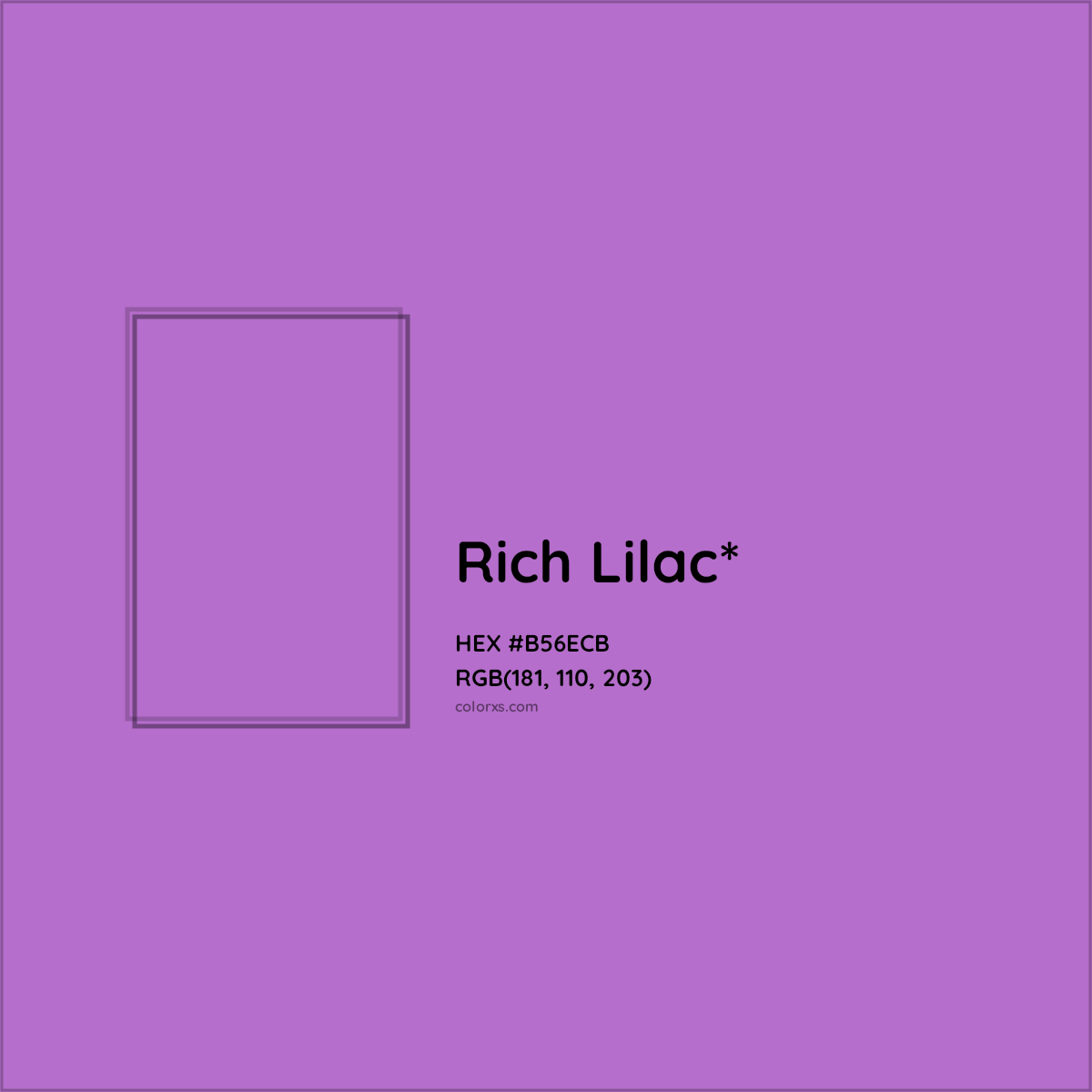 #B56ECB hex color. RGB, RYB, CMYK, HSL, HSV codes and color conversions. Matching color names, palettes, paints.