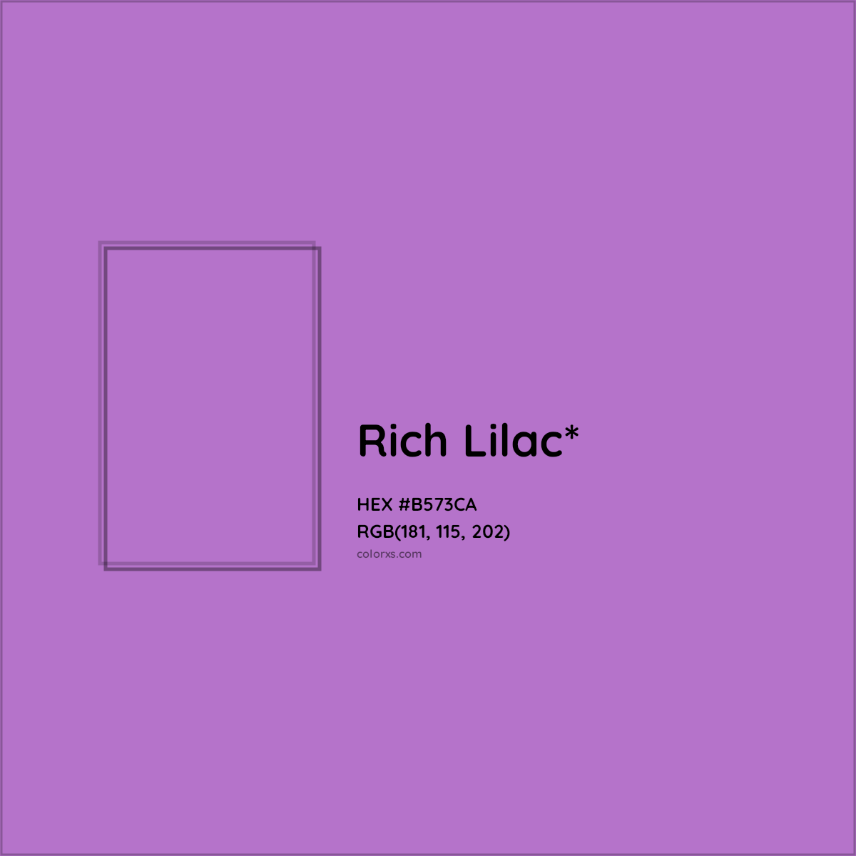 #B573CA hex color. RGB, RYB, CMYK, HSL, HSV codes and color conversions. Matching color names, palettes, paints.