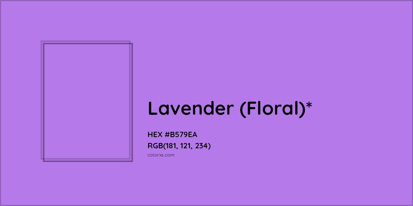 #B579EA hex color. RGB, RYB, CMYK, HSL, HSV codes and color conversions. Matching color names, palettes, paints.