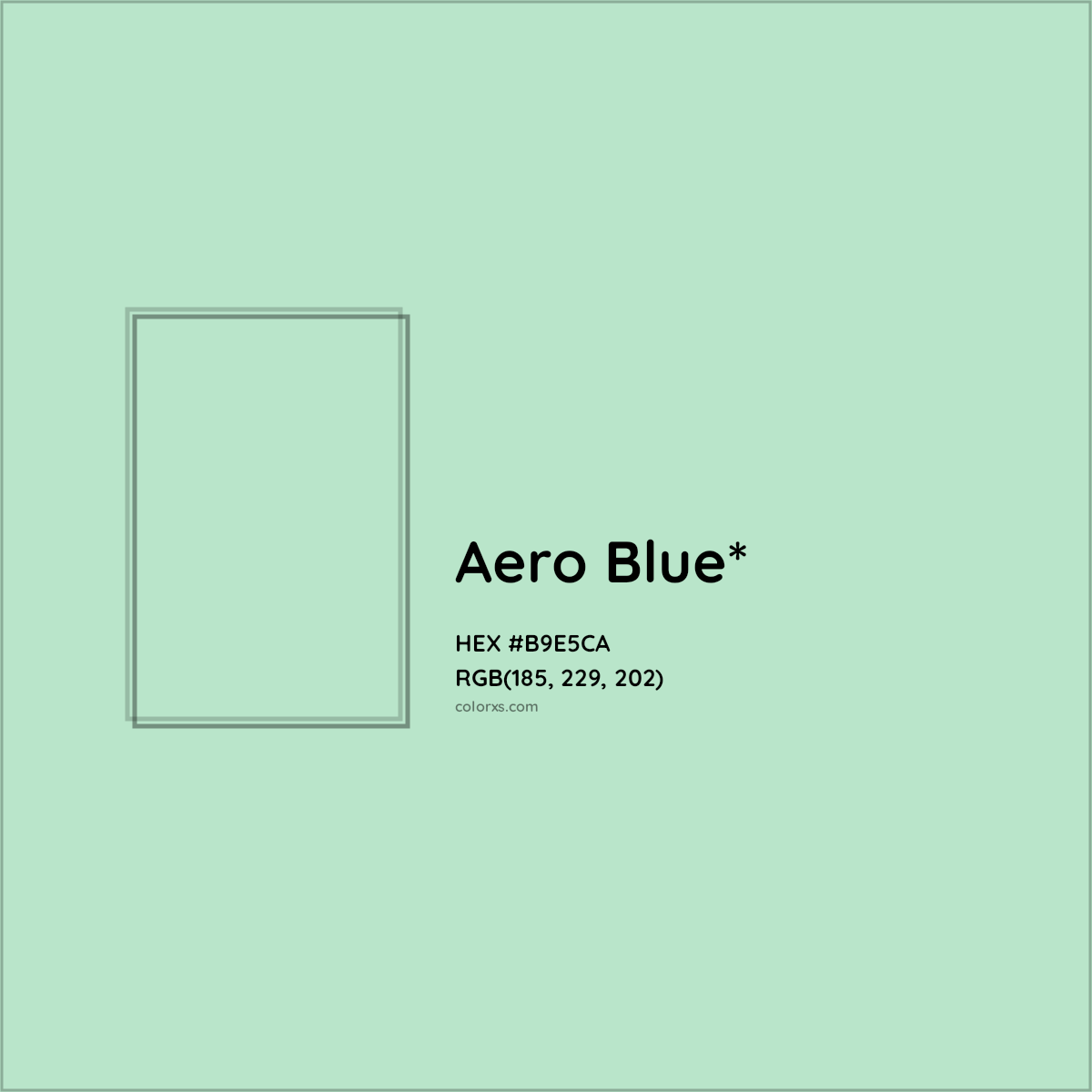 #B9E5CA hex color. RGB, RYB, CMYK, HSL, HSV codes and color conversions. Matching color names, palettes, paints.