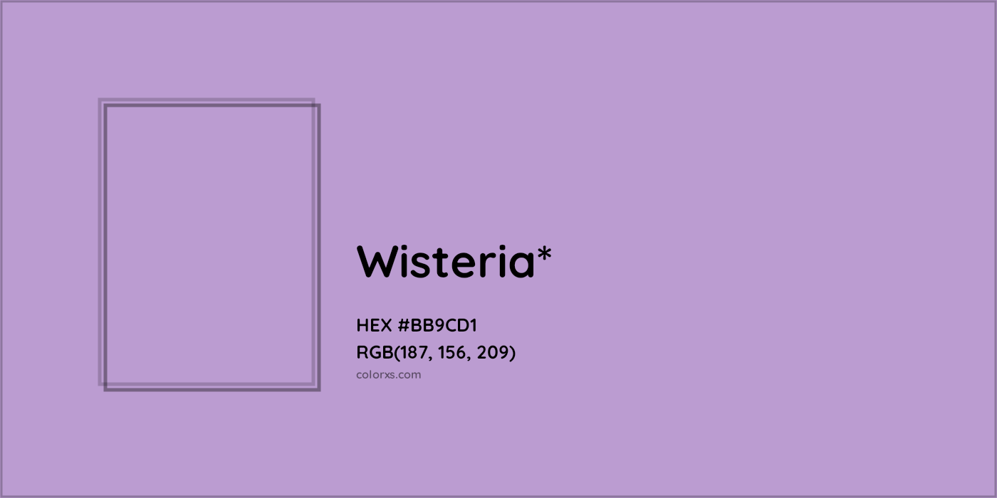 #BB9CD1 hex color. RGB, RYB, CMYK, HSL, HSV codes and color conversions. Matching color names, palettes, paints.