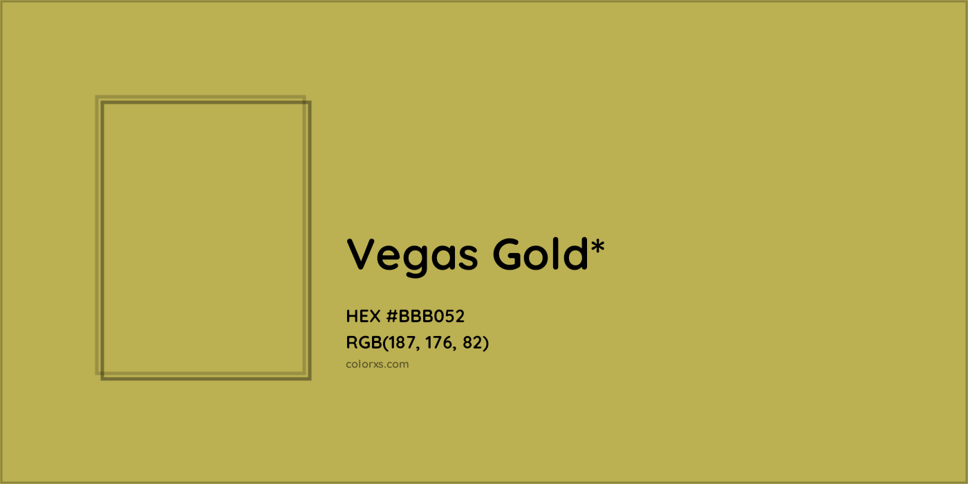 #BBB052 hex color. RGB, RYB, CMYK, HSL, HSV codes and color conversions. Matching color names, palettes, paints.