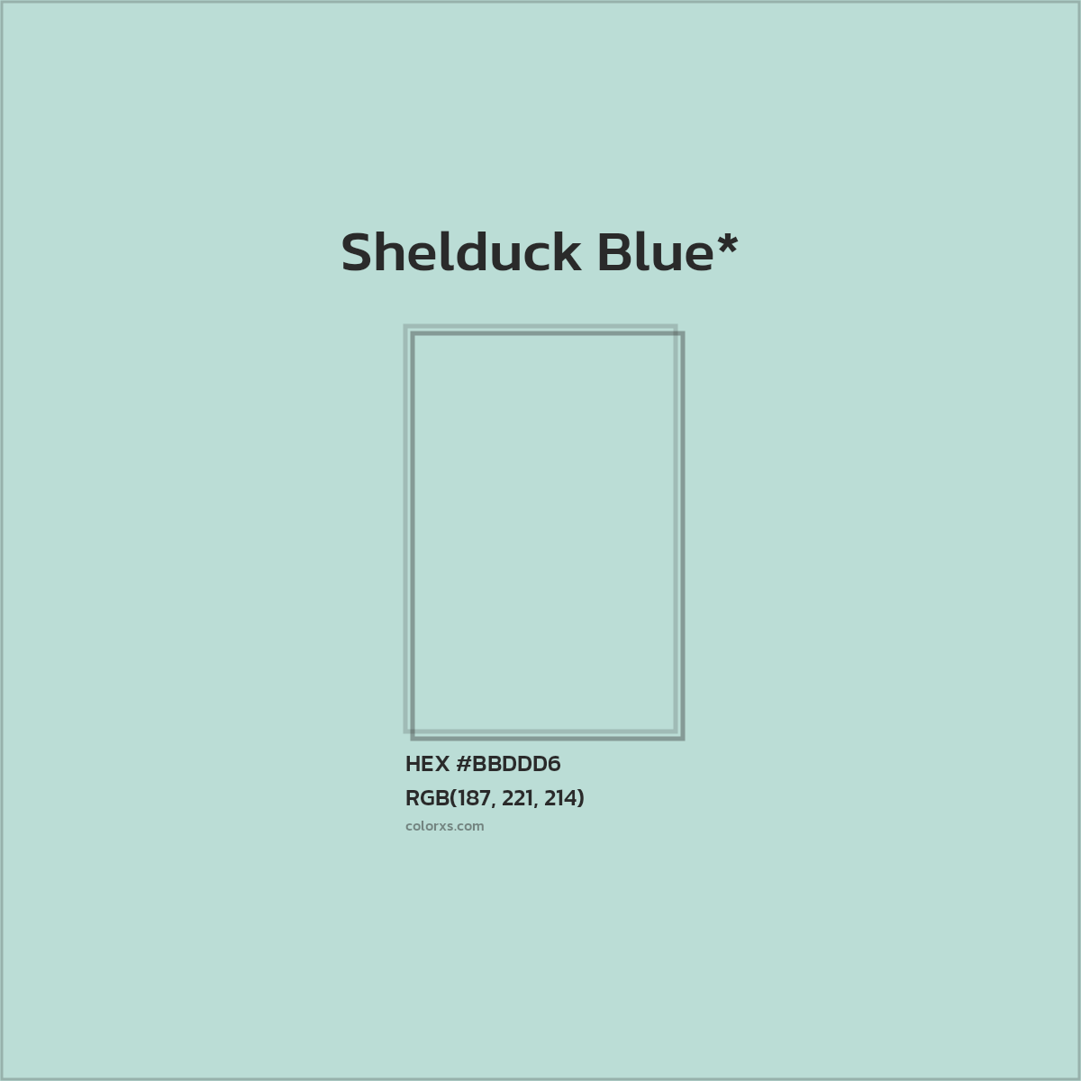 #BBDDD6 hex color. RGB, RYB, CMYK, HSL, HSV codes and color conversions. Matching color names, palettes, paints.