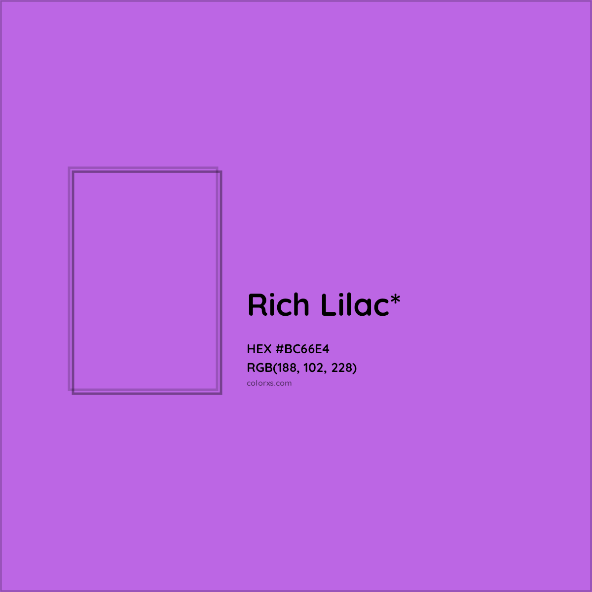 #BC66E4 hex color. RGB, RYB, CMYK, HSL, HSV codes and color conversions. Matching color names, palettes, paints.