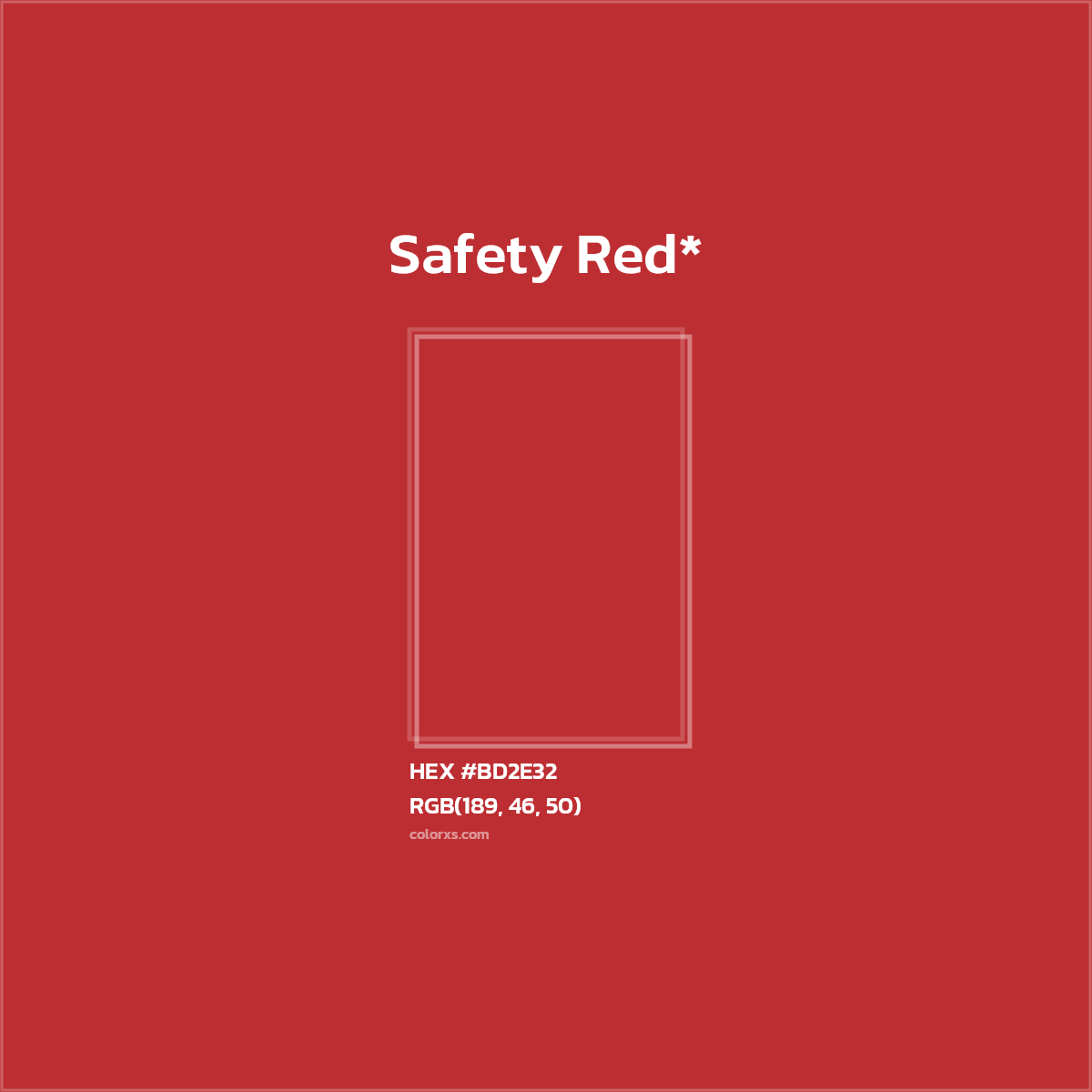 #BD2E32 hex color. RGB, RYB, CMYK, HSL, HSV codes and color conversions. Matching color names, palettes, paints.