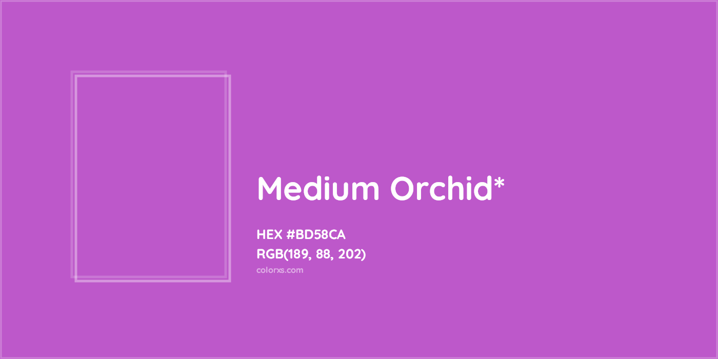 #BD58CA hex color. RGB, RYB, CMYK, HSL, HSV codes and color conversions. Matching color names, palettes, paints.