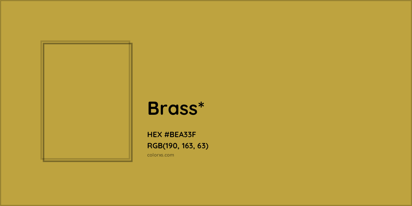#BEA33F hex color. RGB, RYB, CMYK, HSL, HSV codes and color conversions. Matching color names, palettes, paints.