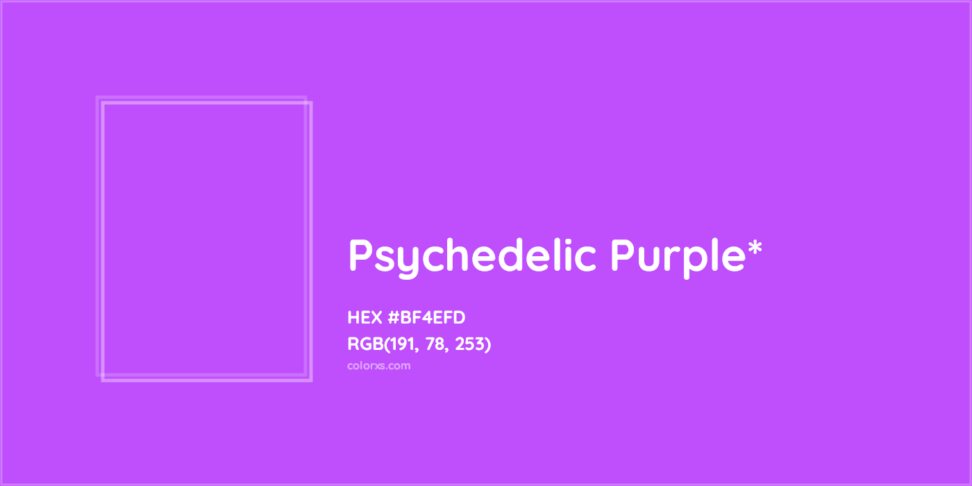 #BF4EFD hex color. RGB, RYB, CMYK, HSL, HSV codes and color conversions. Matching color names, palettes, paints.
