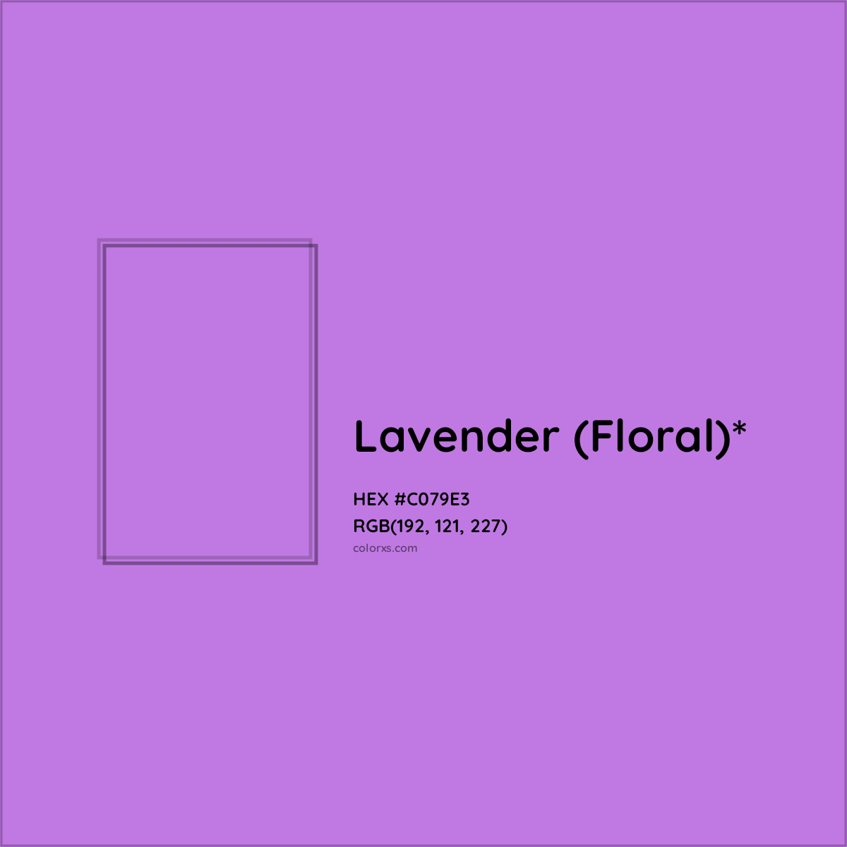 #C079E3 hex color. RGB, RYB, CMYK, HSL, HSV codes and color conversions. Matching color names, palettes, paints.