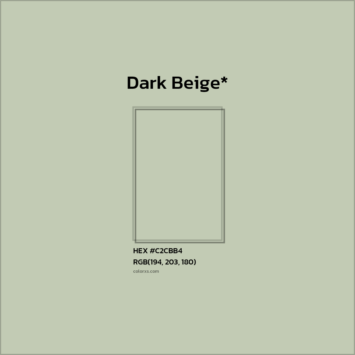 #C2CBB4 hex color. RGB, RYB, CMYK, HSL, HSV codes and color conversions. Matching color names, palettes, paints.