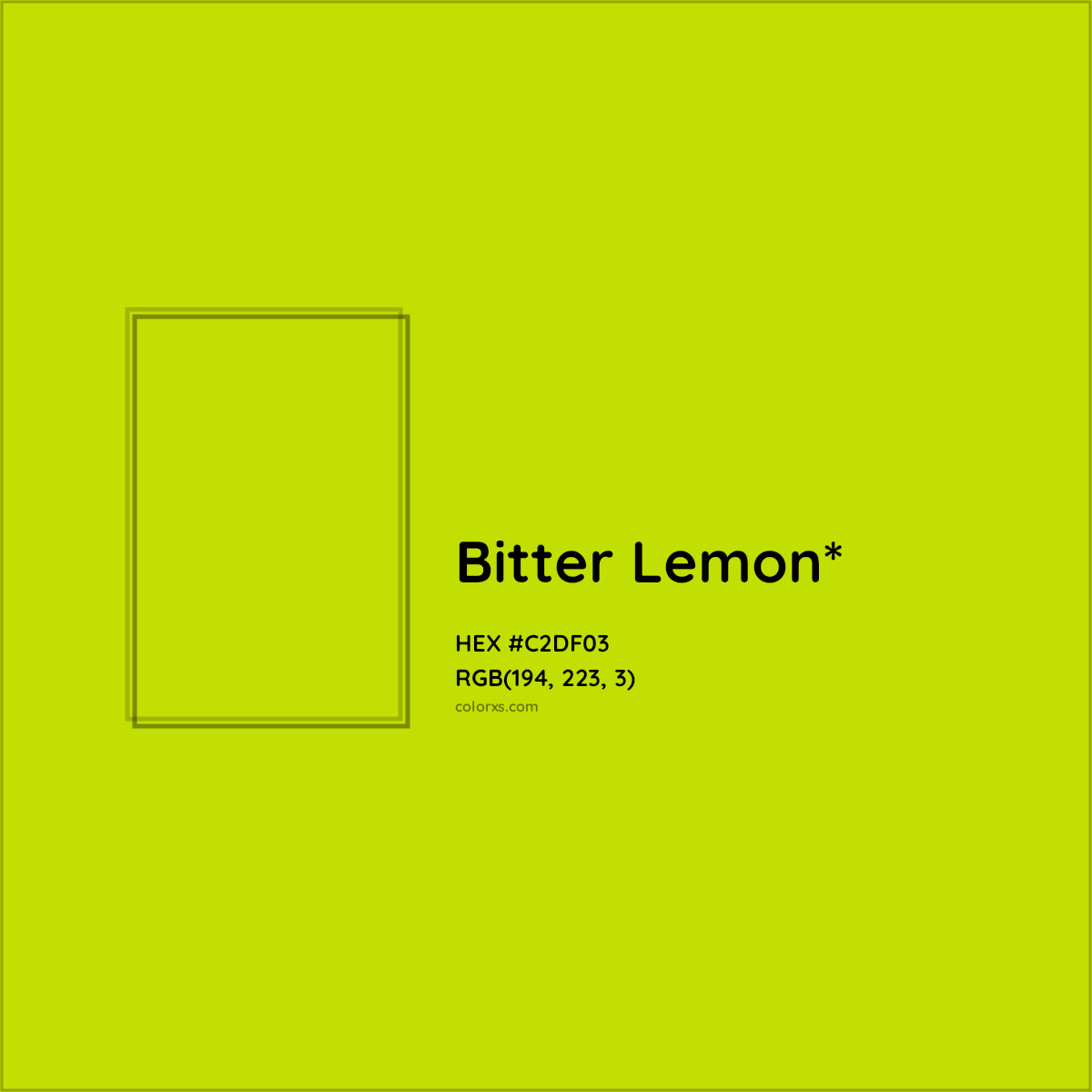 #C2DF03 hex color. RGB, RYB, CMYK, HSL, HSV codes and color conversions. Matching color names, palettes, paints.