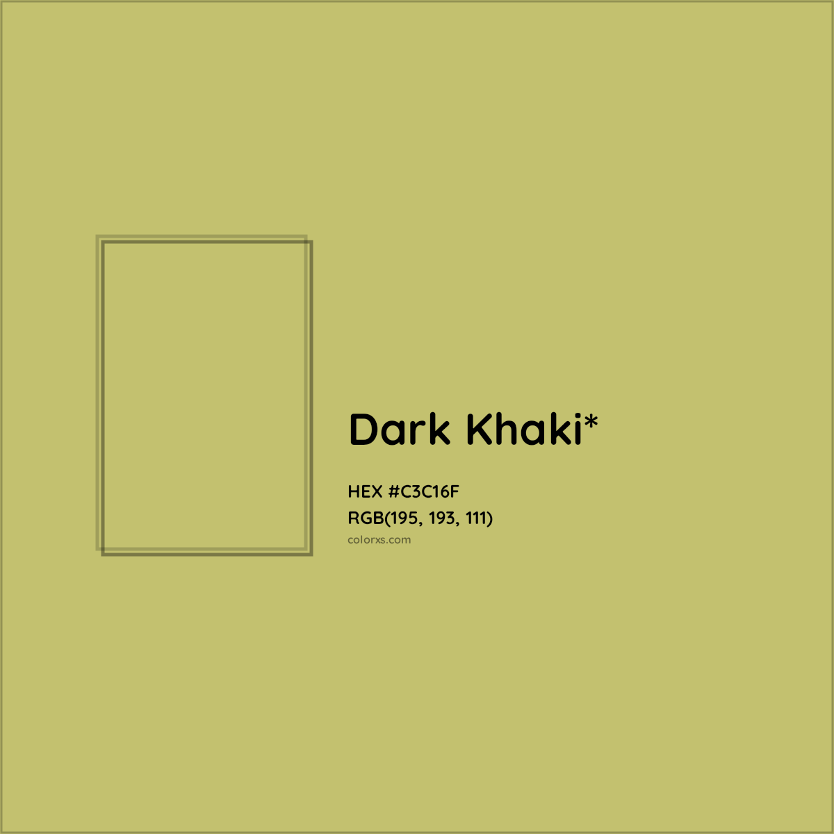 #C3C16F hex color. RGB, RYB, CMYK, HSL, HSV codes and color conversions. Matching color names, palettes, paints.