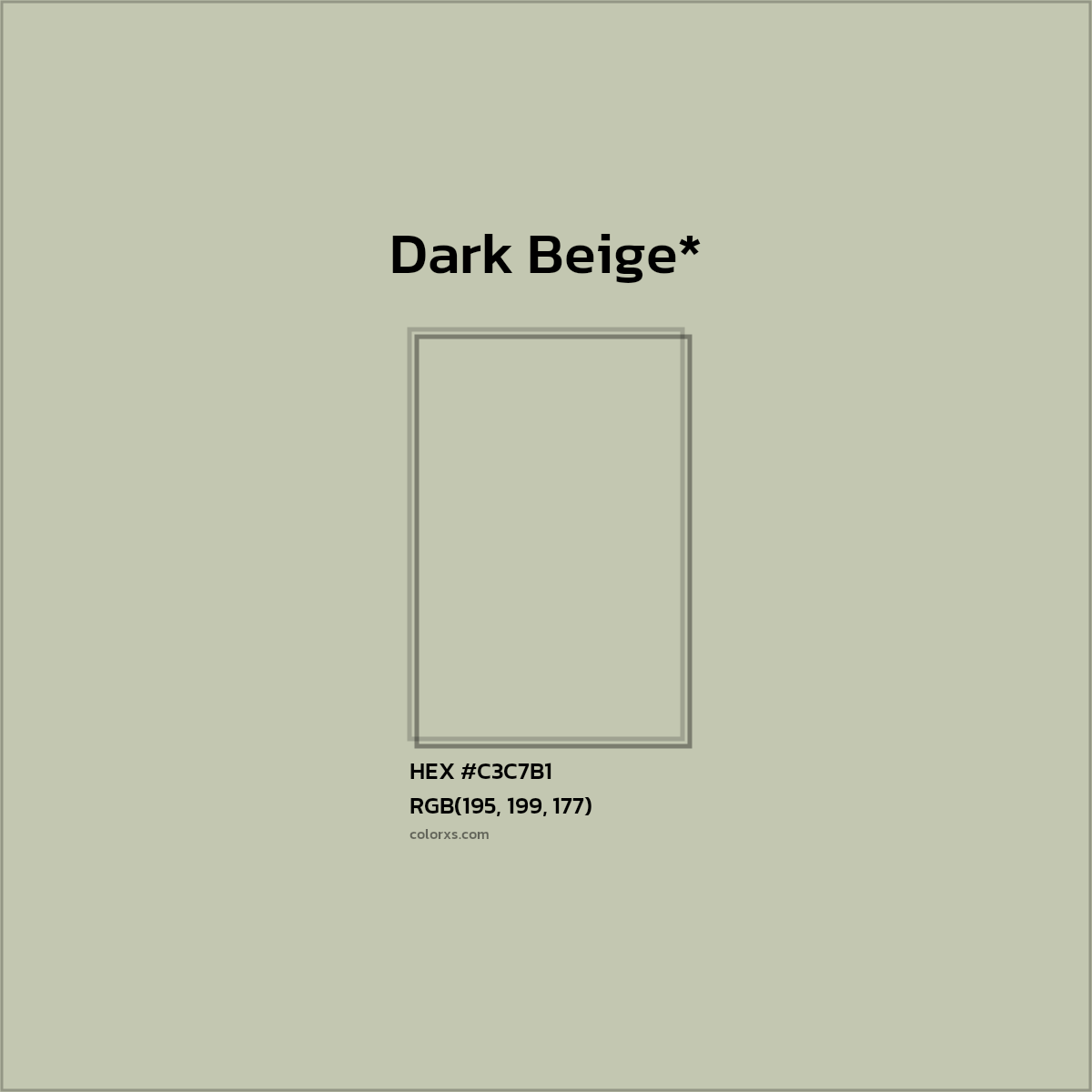 #C3C7B1 hex color. RGB, RYB, CMYK, HSL, HSV codes and color conversions. Matching color names, palettes, paints.