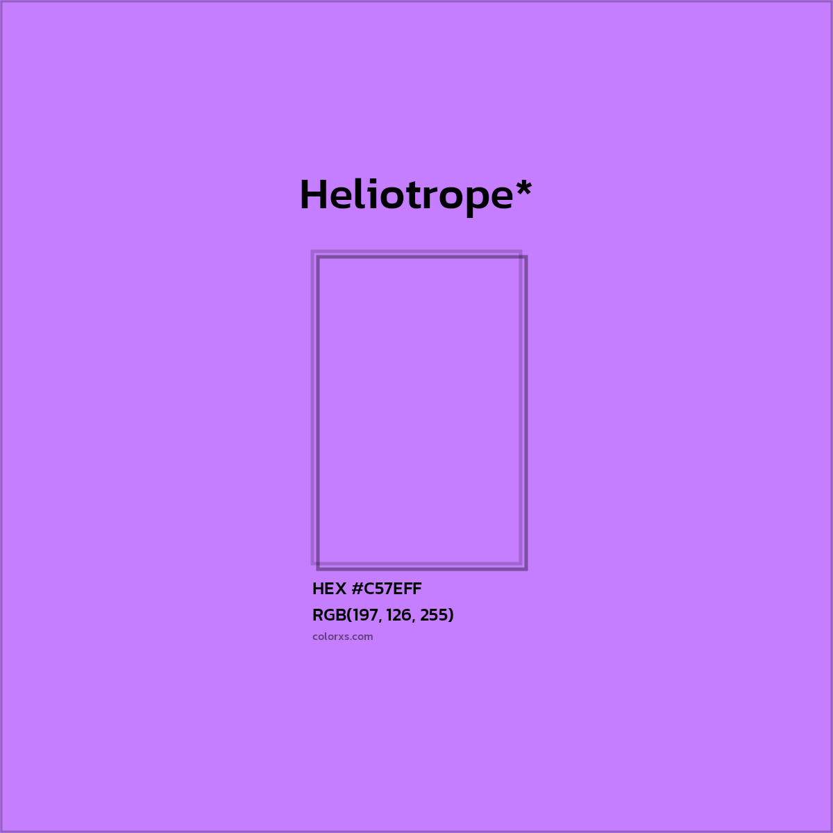 #C57EFF hex color. RGB, RYB, CMYK, HSL, HSV codes and color conversions. Matching color names, palettes, paints.