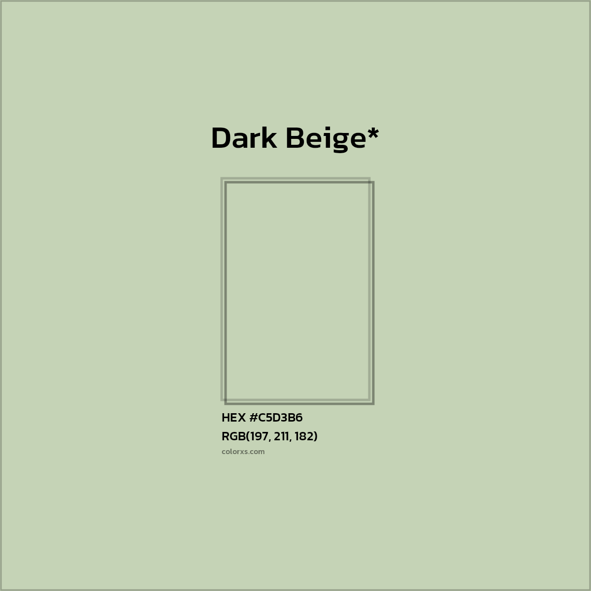 #C5D3B6 hex color. RGB, RYB, CMYK, HSL, HSV codes and color conversions. Matching color names, palettes, paints.