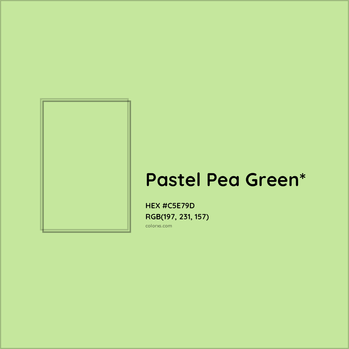 #C5E79D hex color. RGB, RYB, CMYK, HSL, HSV codes and color conversions. Matching color names, palettes, paints.