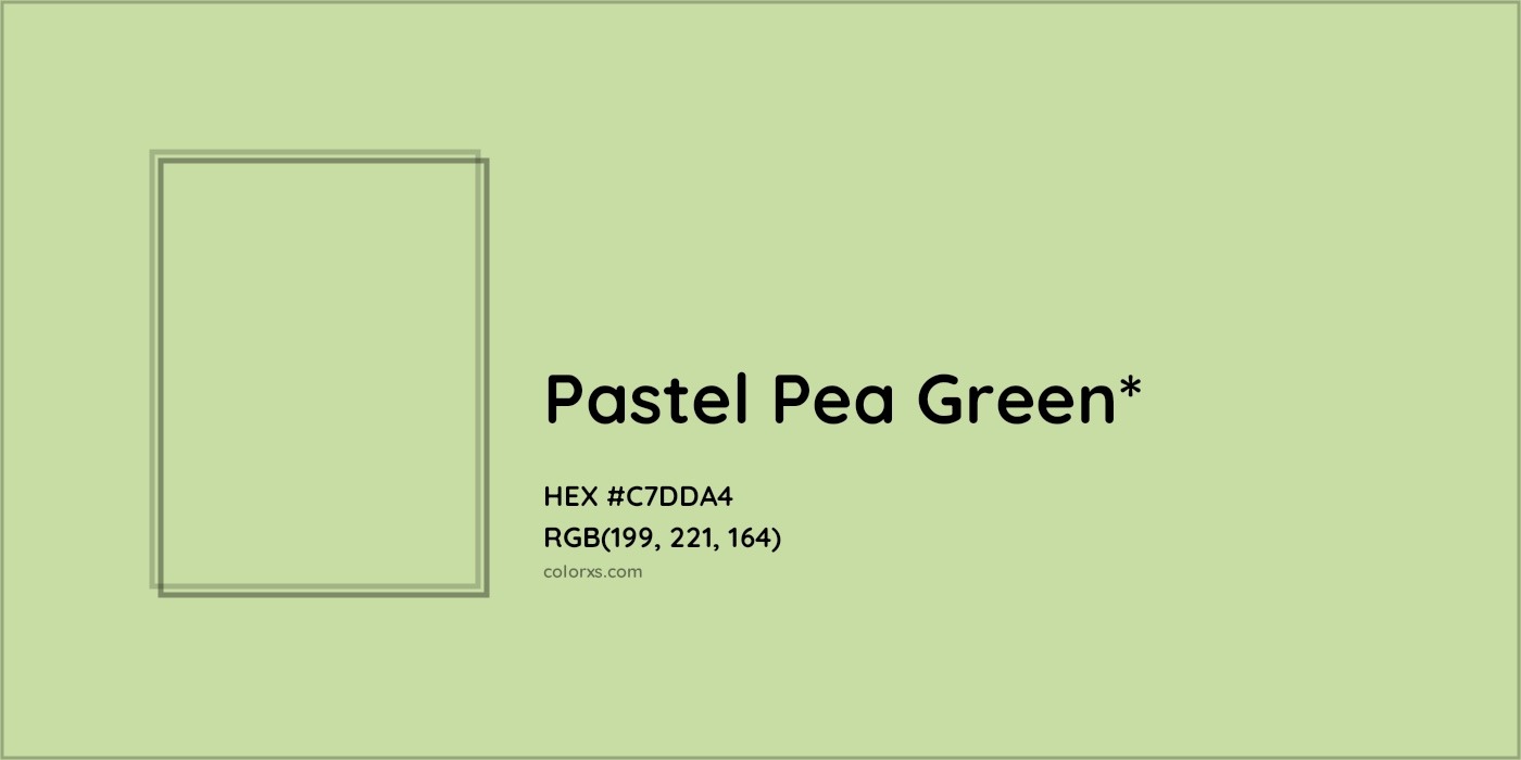 #C7DDA4 hex color. RGB, RYB, CMYK, HSL, HSV codes and color conversions. Matching color names, palettes, paints.