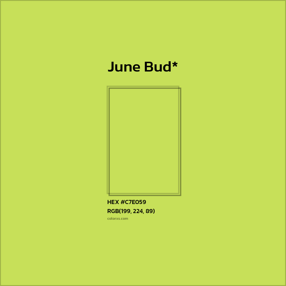 #C7E059 hex color. RGB, RYB, CMYK, HSL, HSV codes and color conversions. Matching color names, palettes, paints.