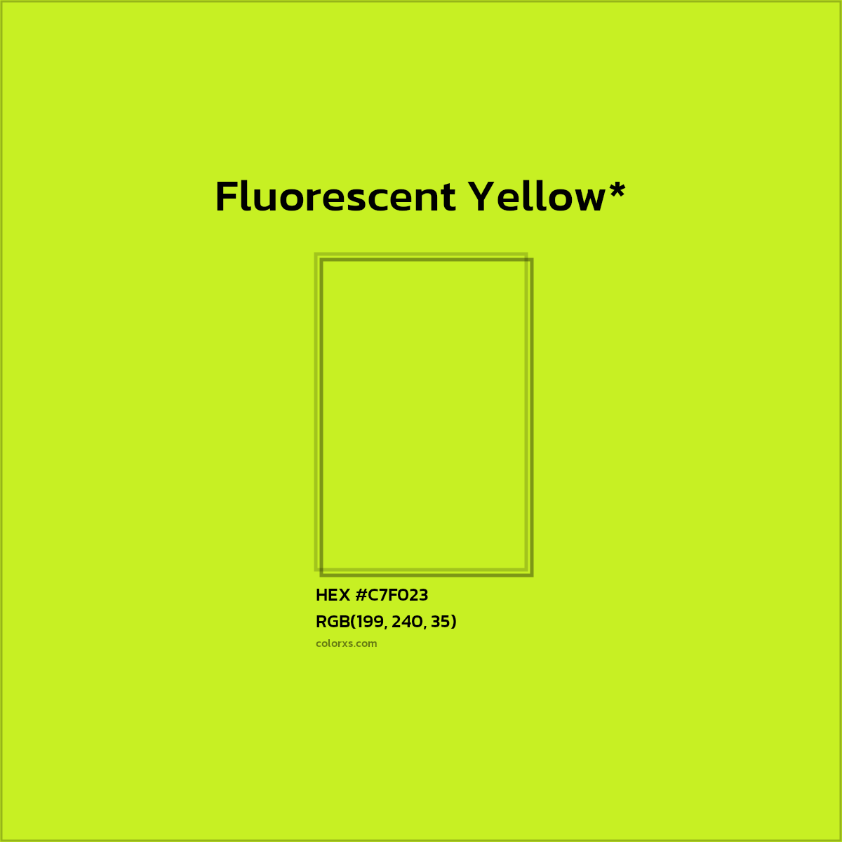 #C7F023 hex color. RGB, RYB, CMYK, HSL, HSV codes and color conversions. Matching color names, palettes, paints.