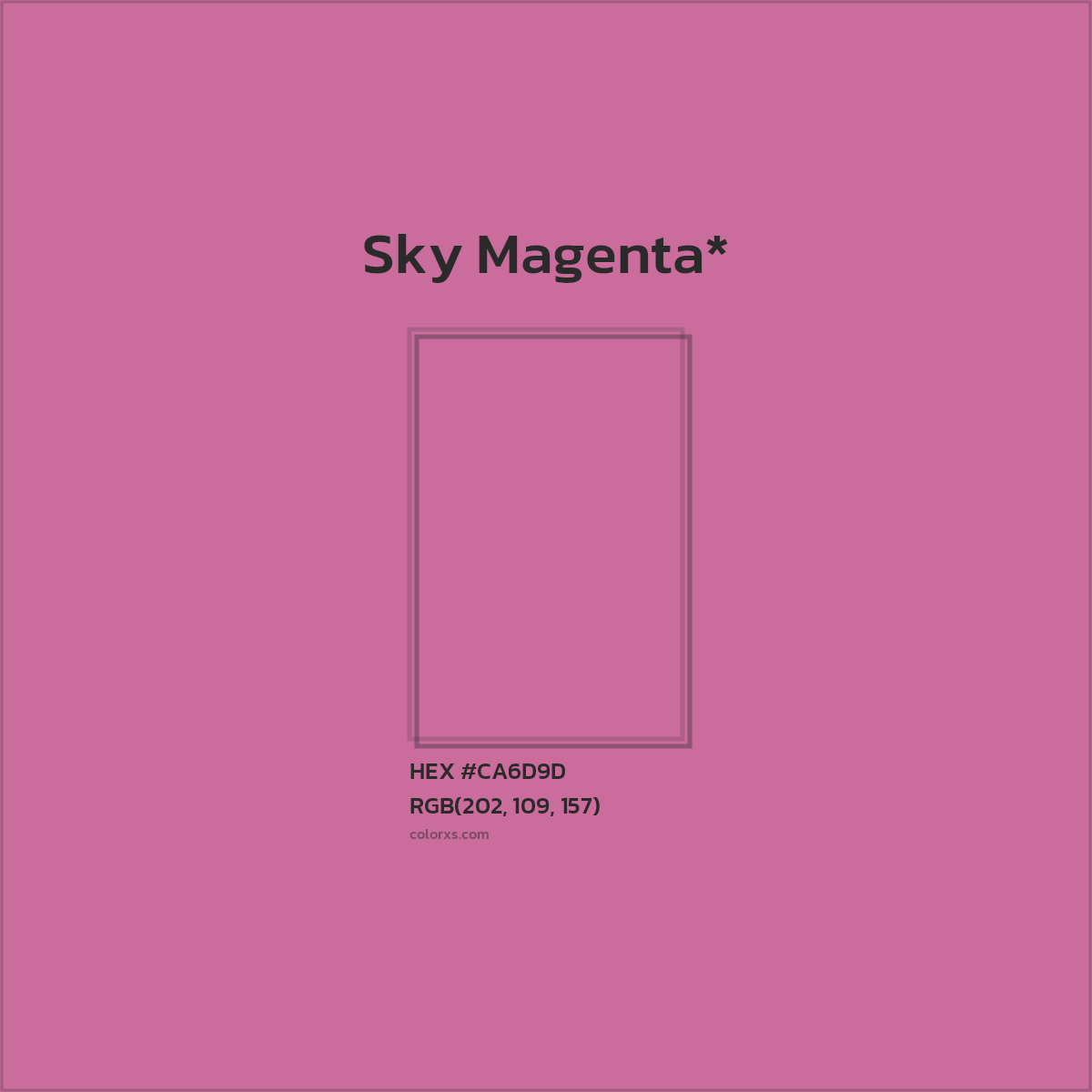 #CA6D9D hex color. RGB, RYB, CMYK, HSL, HSV codes and color conversions. Matching color names, palettes, paints.