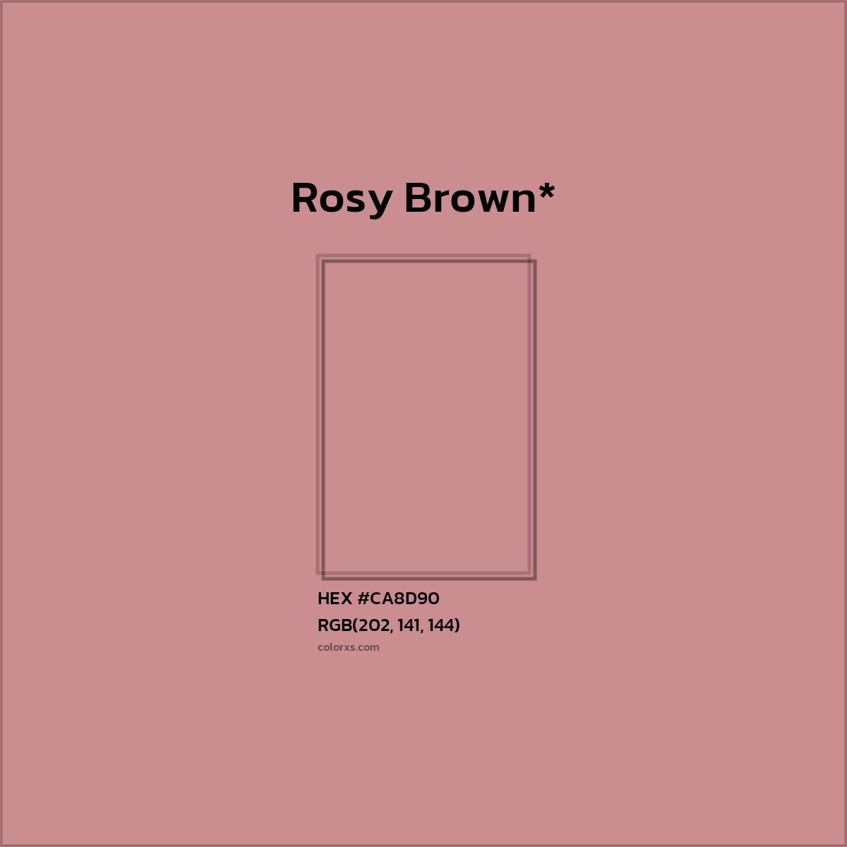 #CA8D90 hex color. RGB, RYB, CMYK, HSL, HSV codes and color conversions. Matching color names, palettes, paints.