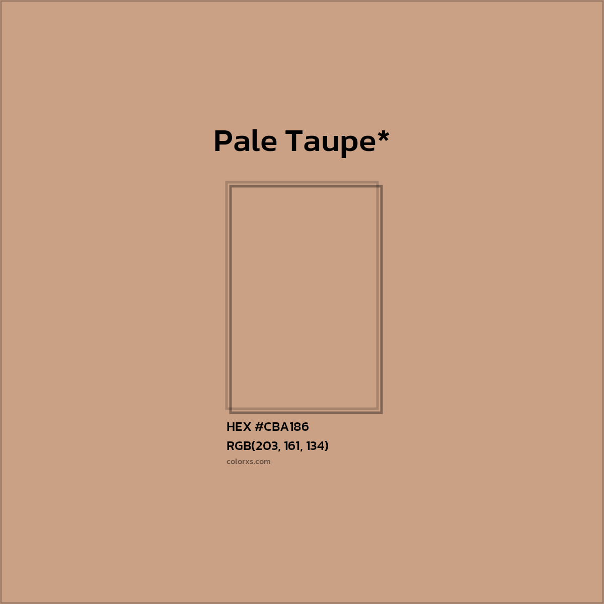 #CBA186 hex color. RGB, RYB, CMYK, HSL, HSV codes and color conversions. Matching color names, palettes, paints.