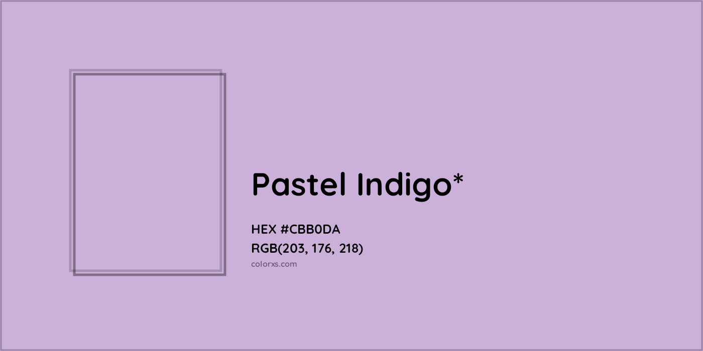 #CBB0DA hex color. RGB, RYB, CMYK, HSL, HSV codes and color conversions. Matching color names, palettes, paints.